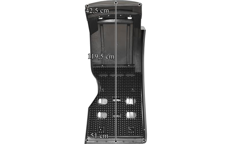 Mercedes Actros MP3 - Stänkskärm bak vänster 119,5x51x42,5 cm