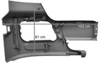Mercedes Actros MP3 - Stötfångare vänster metall