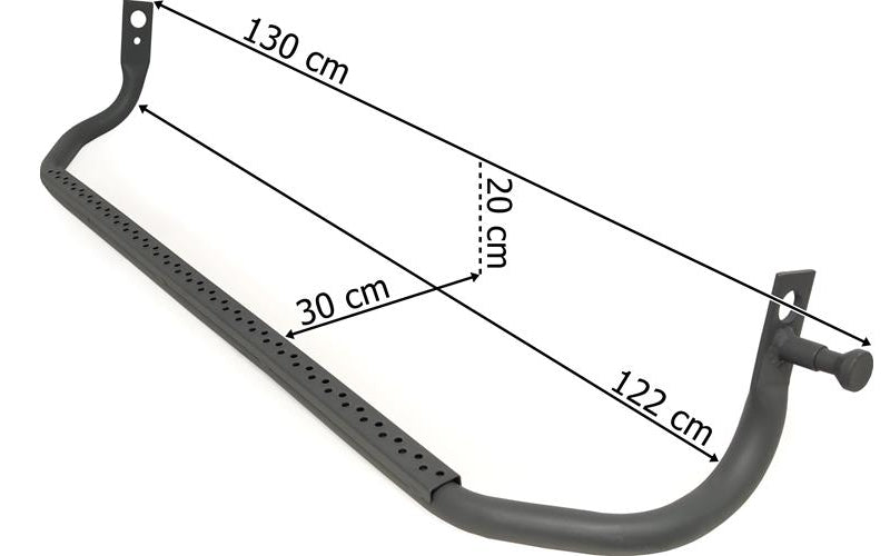 Mercedes Actros MP3 - Fällbart stötfångarsteg