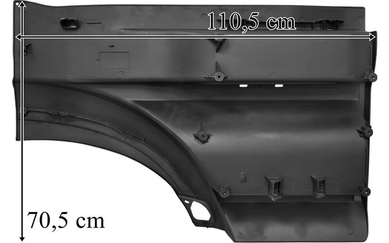 Mercedes Actros MP4/MP5 - Övre insteg vänster