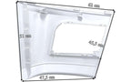 Mercedes Actros MP4 - Frontspoiler vänster vit