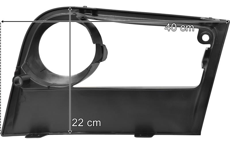 Mercedes Actros MP4/MP5 - Dimljusram vänster med DRL