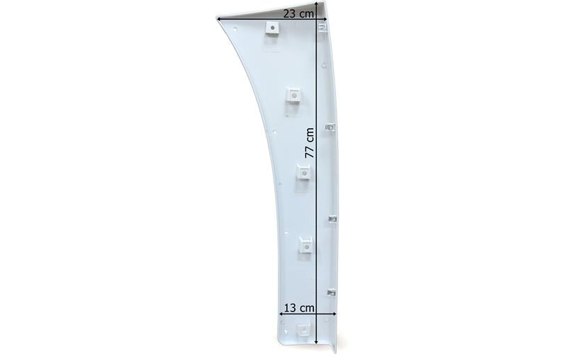 Mercedes Actros MP4/MP5 - Hyttstänkskyddslist höger vit
