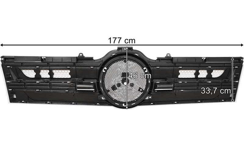 Mercedes Actros MP4/MP5 - Övre kylargrill vit