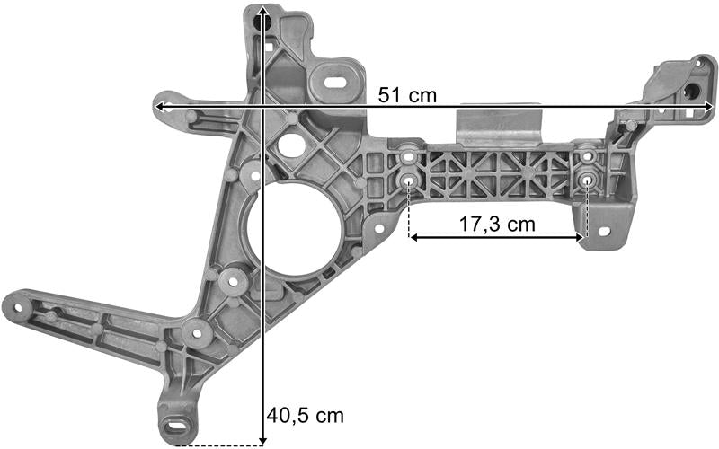 Mercedes Actros MP4/MP5 - Stötfångarfäste vänster