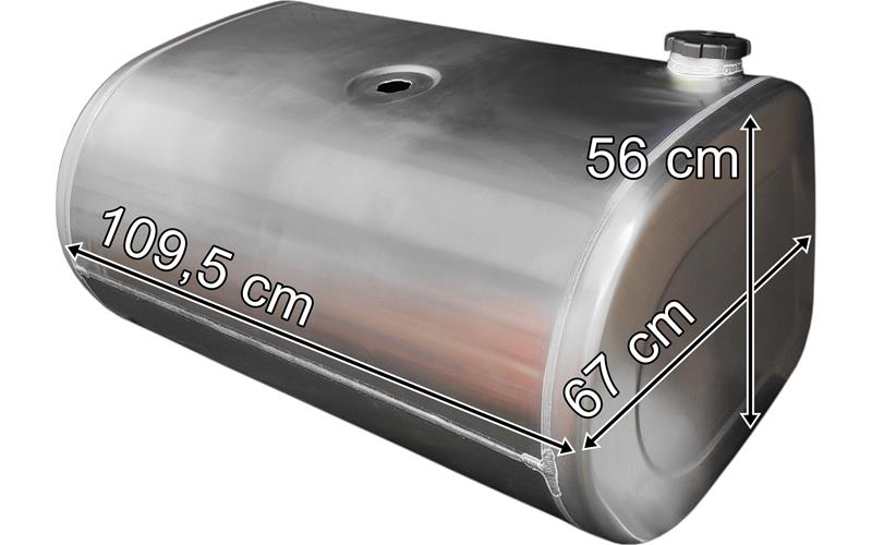 Volvo FH13/FH4/FH5 - Bränsletank 350L 1130x560x670 (Aluminium)