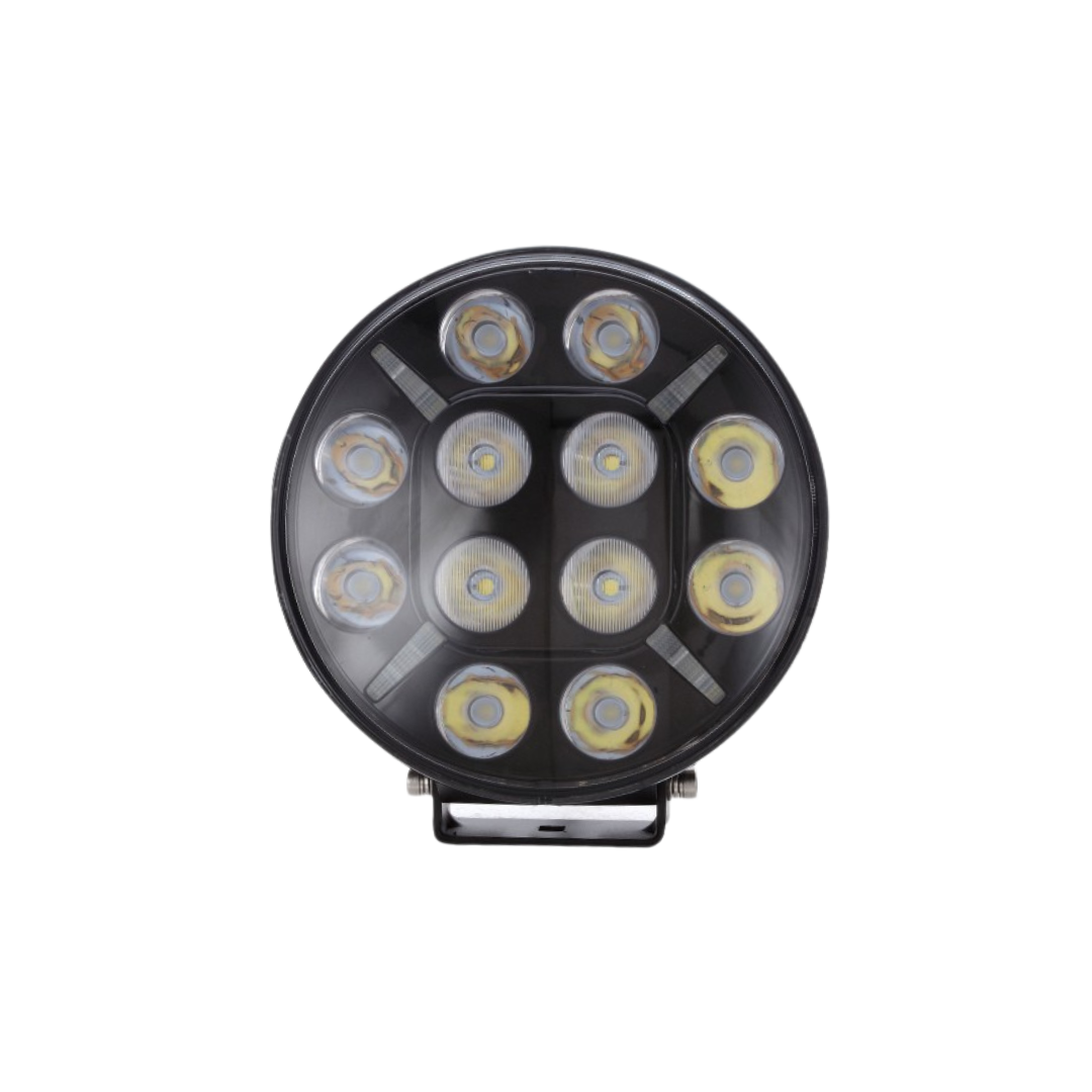 NordLux LED Extraljus 120W - Rund Spot DRL Orange