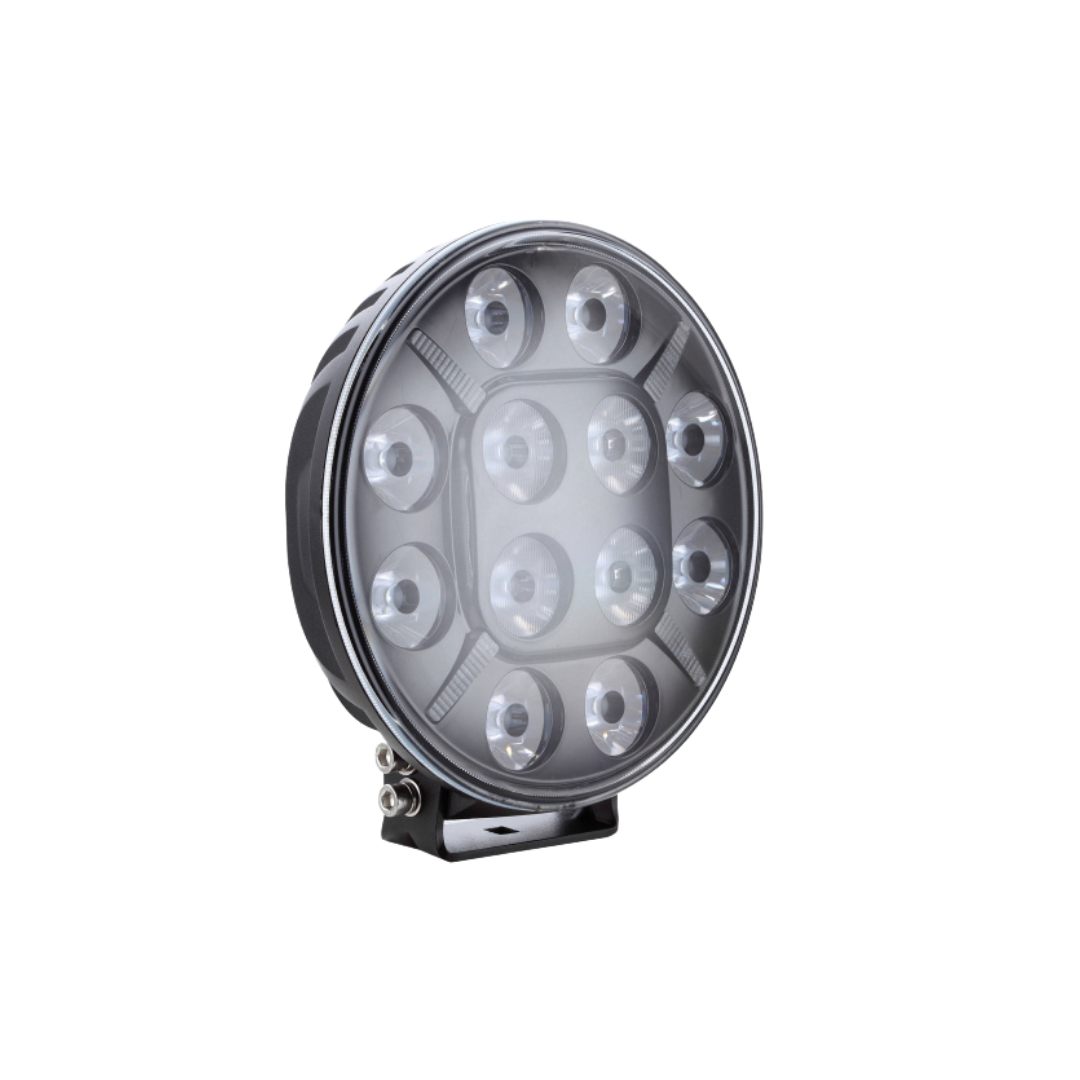 NordLux LED Extraljus 120W - Rund Spot DRL Orange