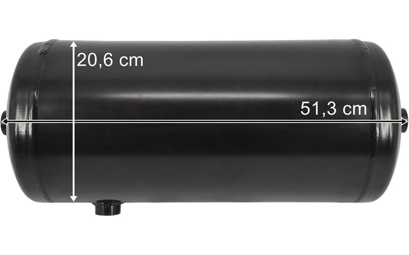 Scania Serie 4/5/6/7 - Lufttank 15L 206x513 mm Stål
