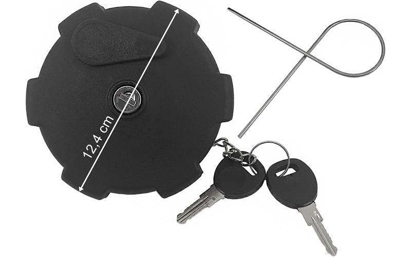 Universal - Bränslelock med nyckel Ø80 (12,4 cm)