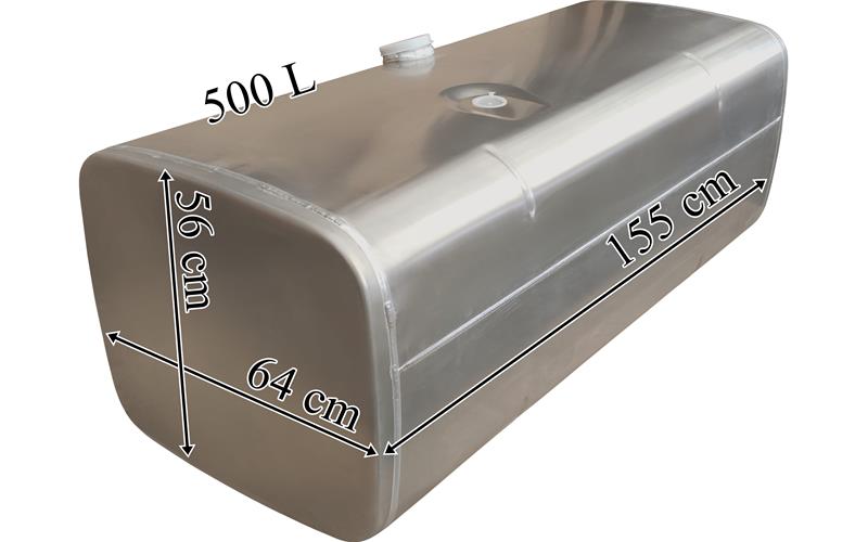 Mercedes MP3/MP4/MP5 - Bränsletank 500L Aluminium