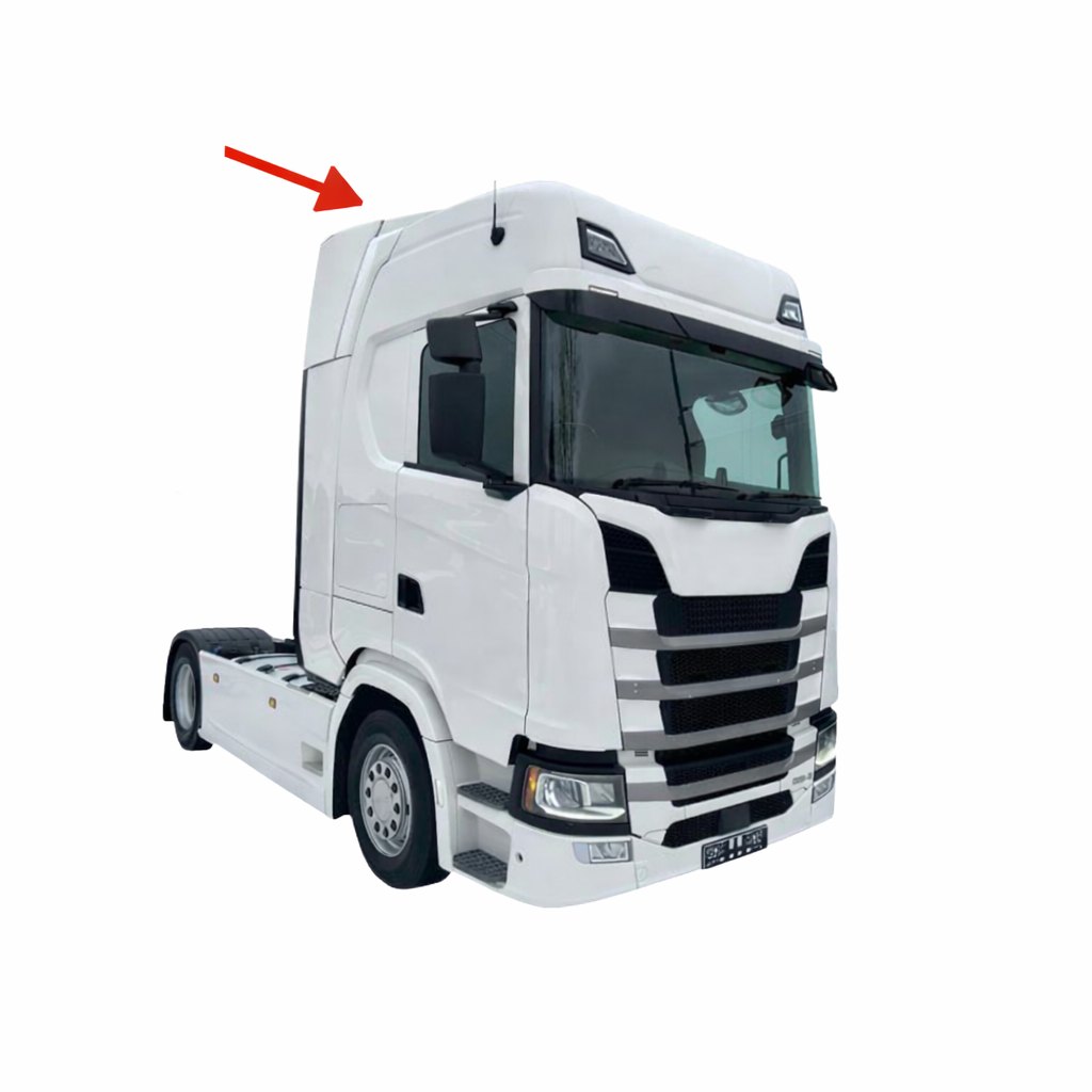 Scania Serie 7 R-serien - Övre hyttspoiler kil höger