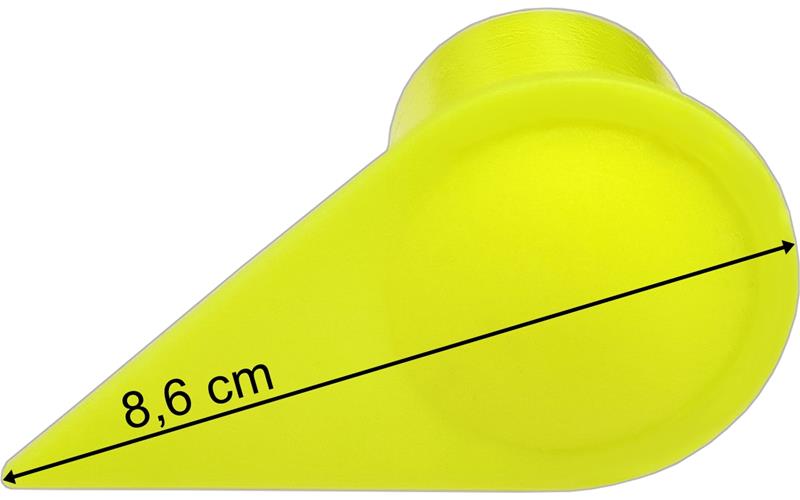 Universal - Hjulbultslock S-27 mm Grön Plast (8,6 cm)