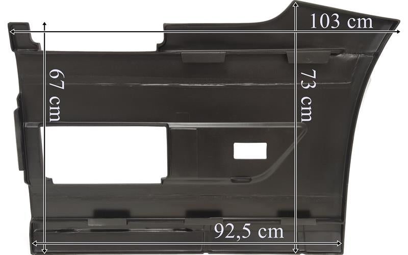 Volvo FH4 - Sidokjol vänster interaxel