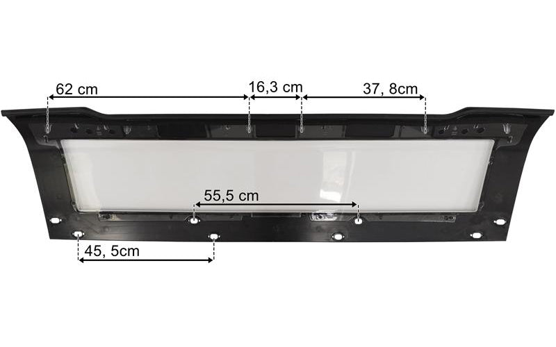 Volvo FH4 - Takpanel Center (Medium Hytt)