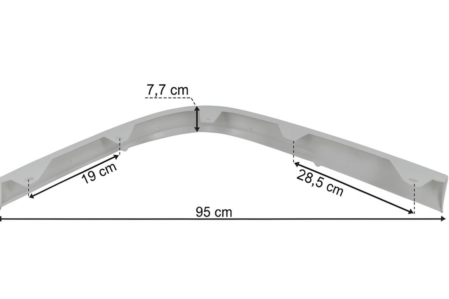 Volvo FH4 - Spoiler stötfångare höger