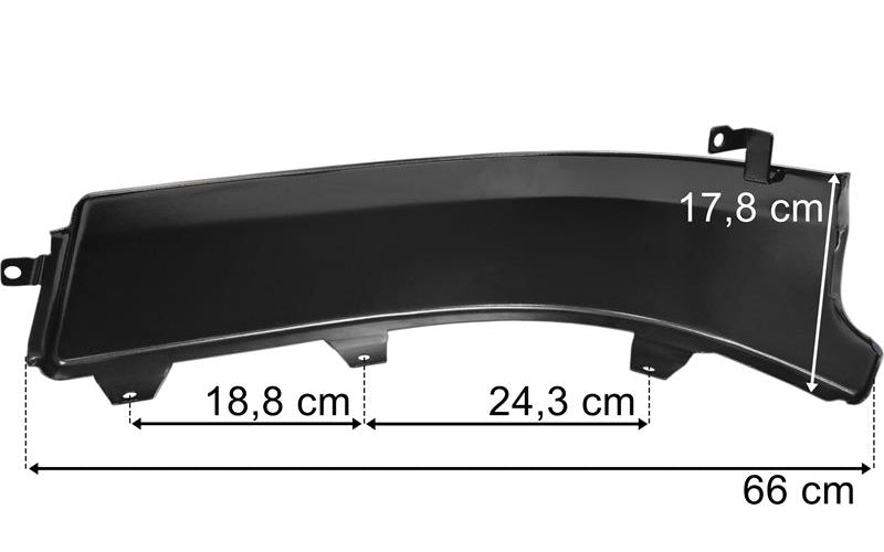 Volvo FH4 - Stötfångare höger metall