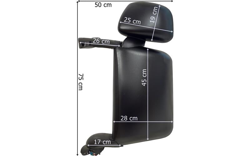 Scania Serie 4/5/6 - Ytterspegel vänster lång arm