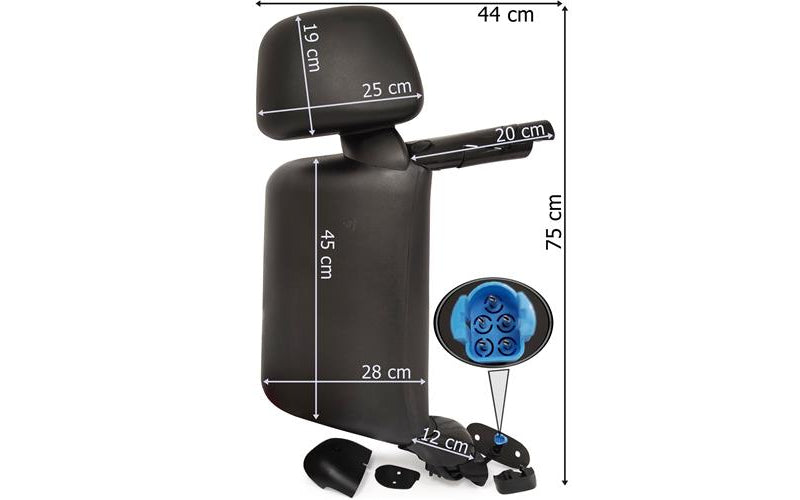 Scania Serie 4/5/6 - Ytterbackspegel kort arm höger