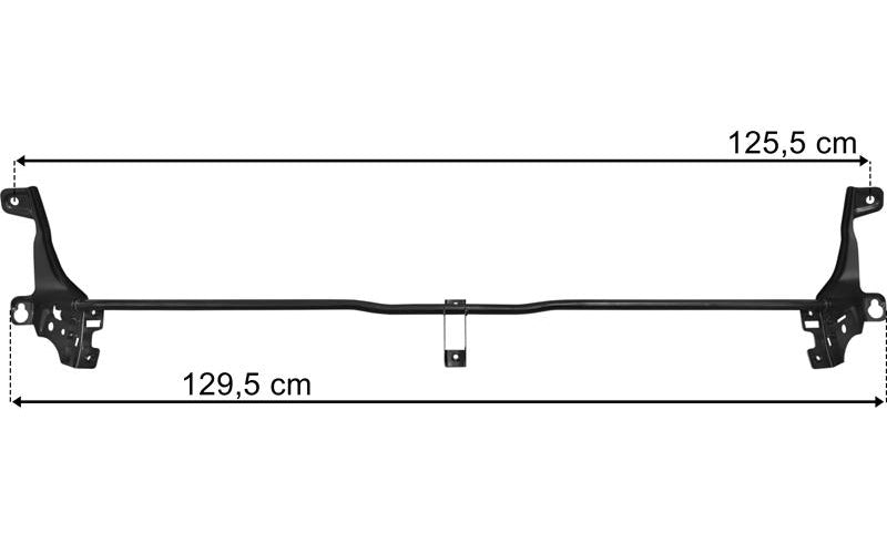 Scania Serie 6 - Fäste till Solskydd 129,5 cm