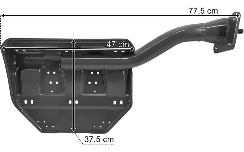 Scania Serie 4/5/6/7 - Stänkskärmsfäste vänster 77,5x47x37,5 cm