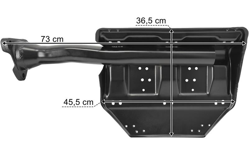 Scania Serie 5/6 - Högra bakre stänkskärmsfäste främre del