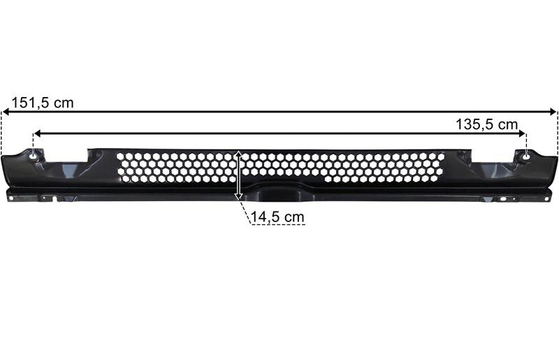 Scania Serie 4 - Övre nedre grill