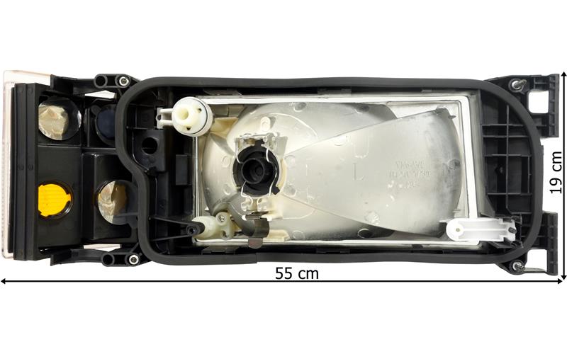 Scania Serie 4/5 - Strålkastare vänster med blinkers