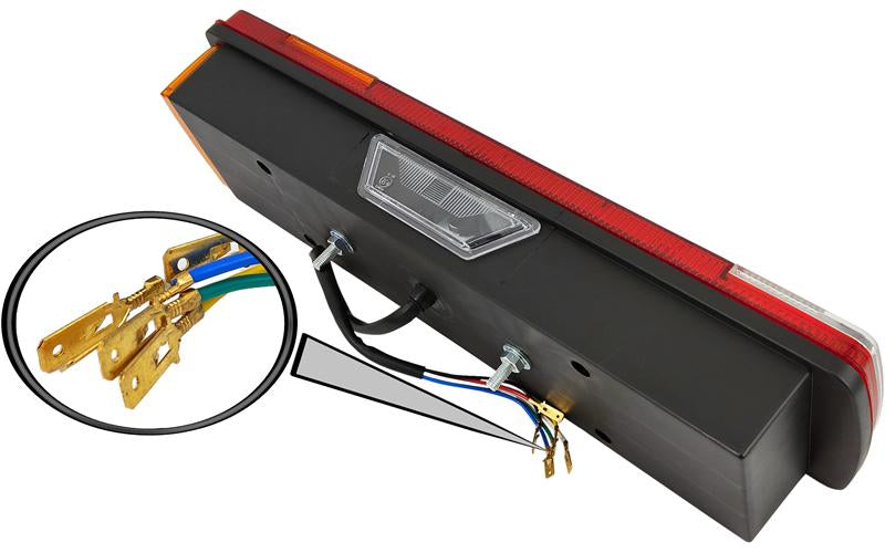 Scania Serie 4/5 - Baklampa vänster 7-segment