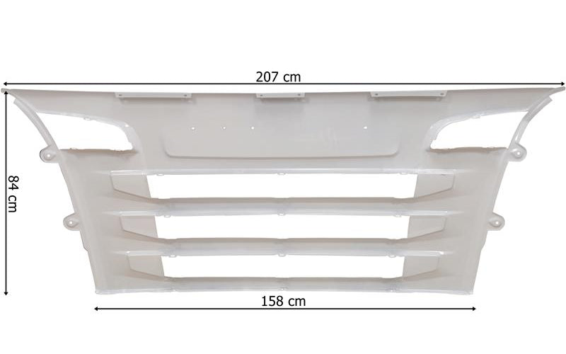 Scania Serie 6 P/G/R-serien - Övre frontgrill