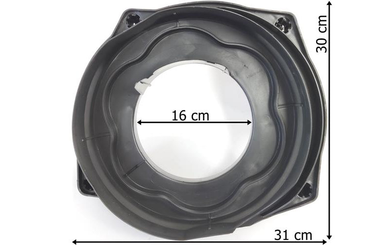Scania Serie 7 - Luftfilterhus övre lock (31x30x16 cm)