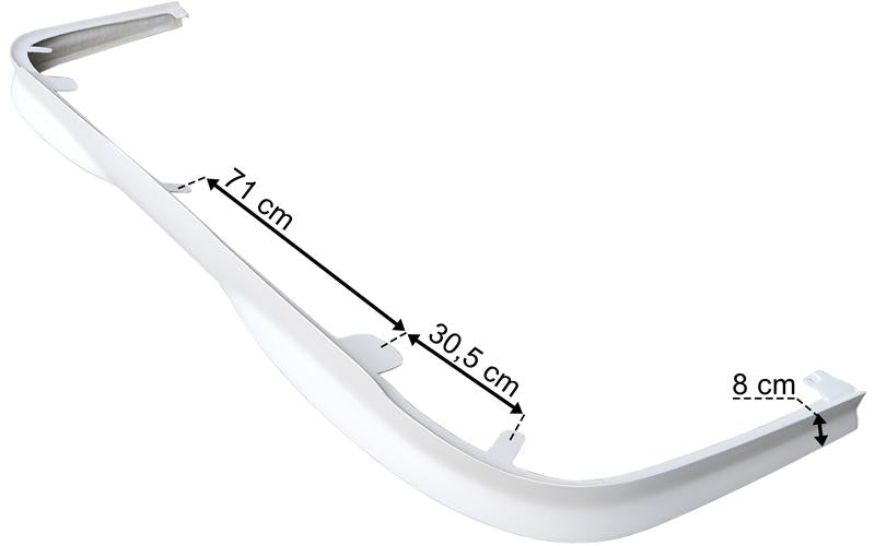 Scania Serie 7 G/P/R/S-serien - Nedre front spoiler TYP 2