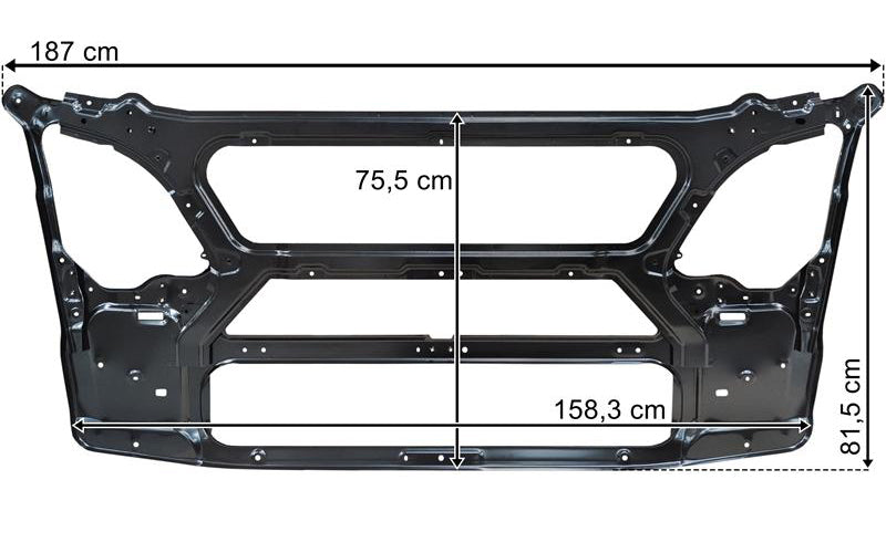 Scania Serie 7 P-serien - Främre panelfäste