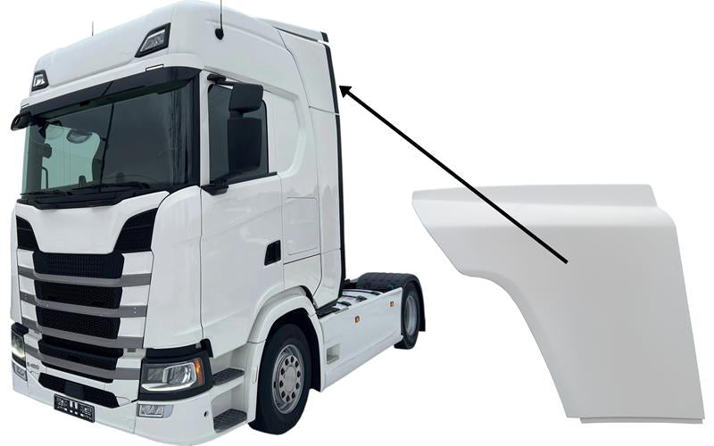 Scania Serie 7 R/S-serien - Övre hyttspoiler vänster