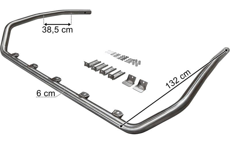 Scania Serie 7 G/P/R/S-serien - Takbåge rostfritt stål Ø70