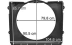 Scania Serie 7 - Fläktkåpa 79,8x85,7x90,5x104,6 cm
