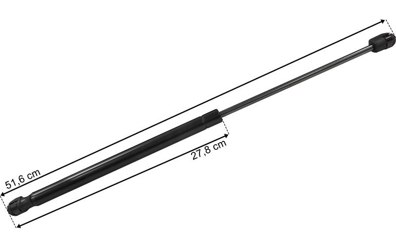 Scania Serie 7 P-serien - Gasfjäder till frontpanel (51,6 cm / 27,8 cm)