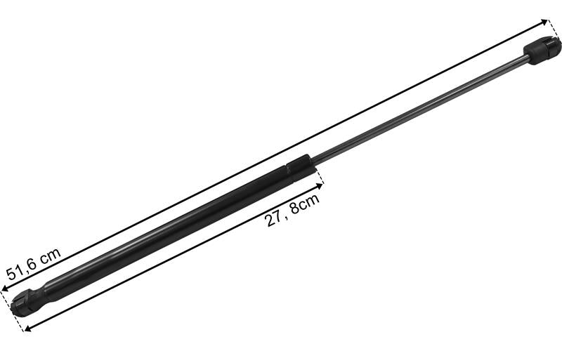 Scania Serie 7 G-serien - Gasfjäder främre panel (51,6 cm)