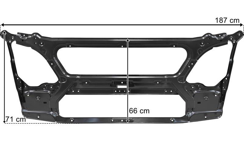 Scania Serie 7 P-serien - Främre panelstöd