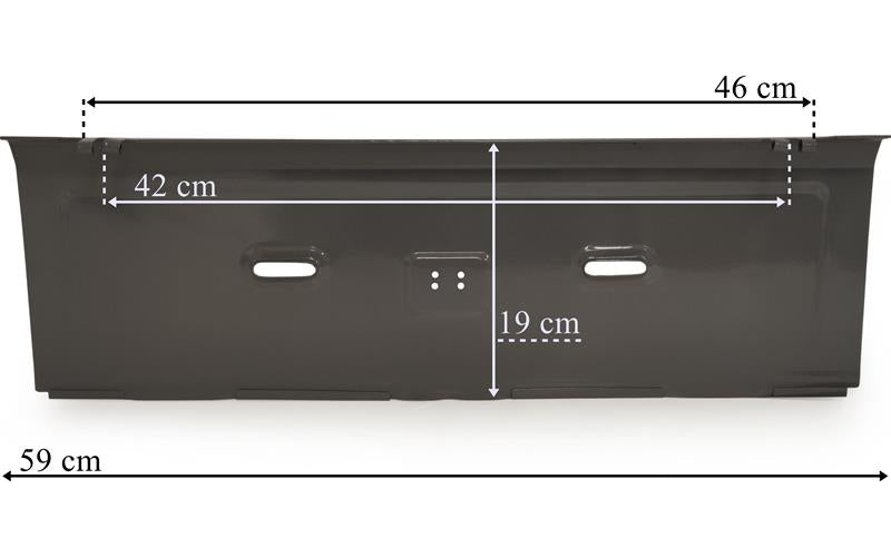 Mercedes Actros MP3 - Registreringsskyltshållare