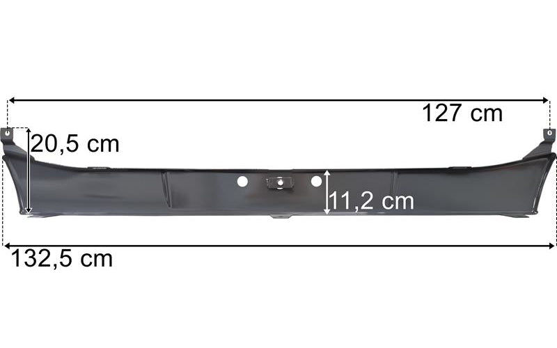 Volvo FH5 - Mittre stötfångare metall