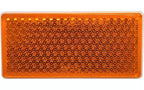 Reflex Rektangulär Självhäftande - Gul 105×48 mm - Universal