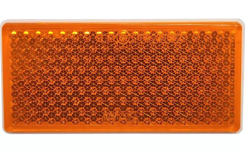 Reflex Rektangulär Självhäftande - Gul 105×48 mm - Universal