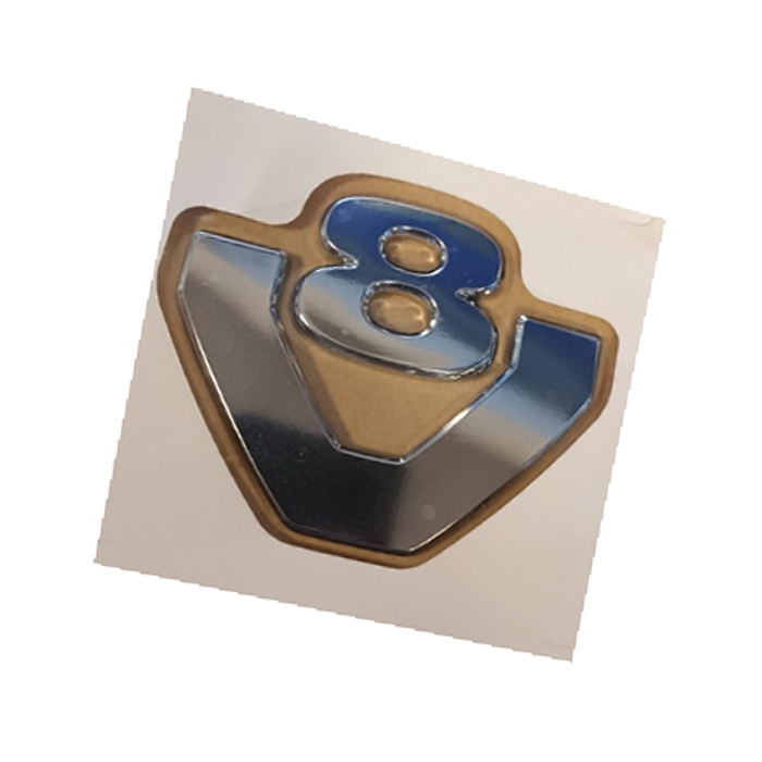 Scania P/R/S-serien - V8-emblem
