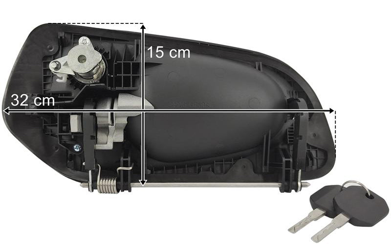Mercedes Actros/Arocs/Antos MP4/MP5 - Dörrhandtag vänster