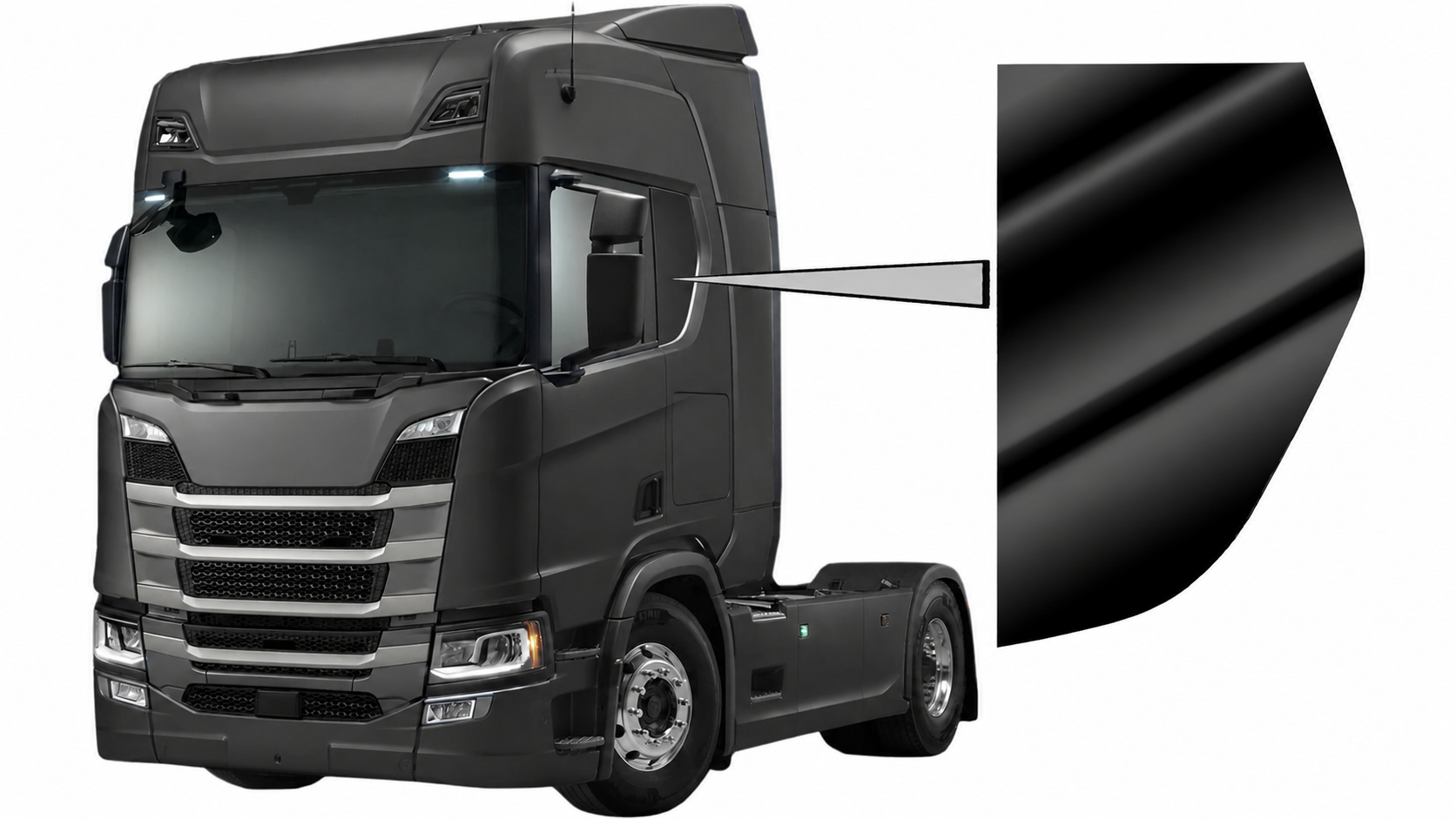 Scania Serie 7 R/S - Dekorrutor sovhytt (set, plexiglas)