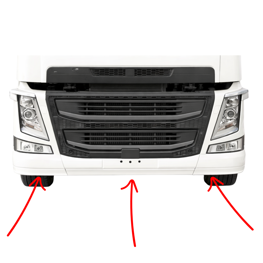 Volvo FH4 - Under-bumper spoiler (set)