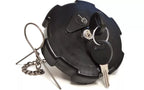 Universal - Tanklock med nyckel - Ø80 mm, med kedja