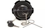 Universal - Tanklock med nyckel - Ø80 mm, med kedja