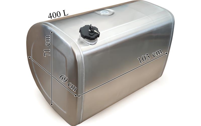 Volvo - Bränsletank 400L aluminium 1030x690x710